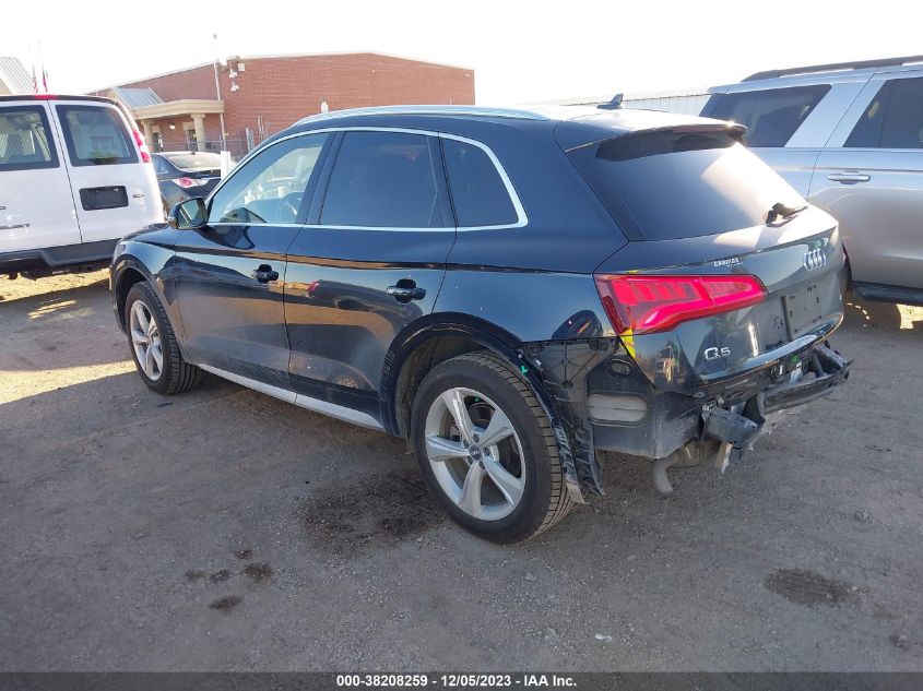 2020 Audi Q5 Premium 45 Tfsi Quattro S Tronic VIN: WA1ANAFY5L2082299 Lot: 38208259