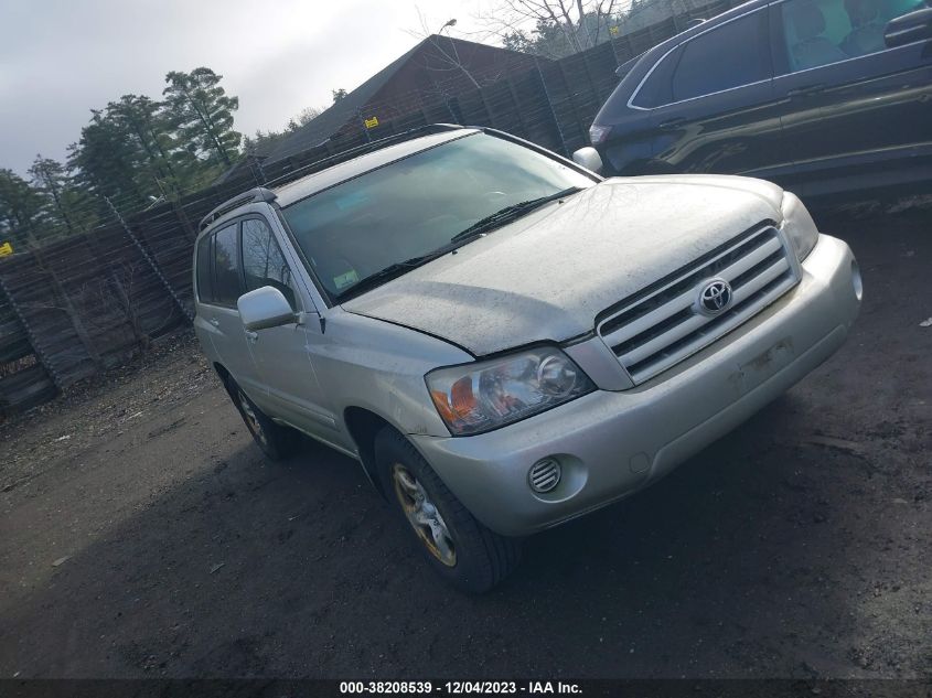 2006 Toyota Highlander VIN: JTEGD21A960142728 Lot: 38208539