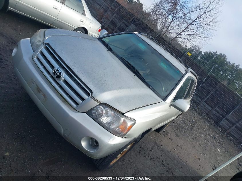 2006 Toyota Highlander VIN: JTEGD21A960142728 Lot: 38208539