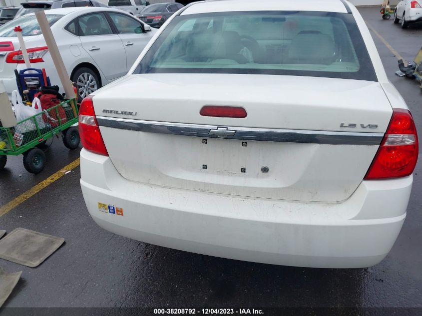 2007 Chevrolet Malibu Ls VIN: 1G1ZS58N47F300879 Lot: 38208792