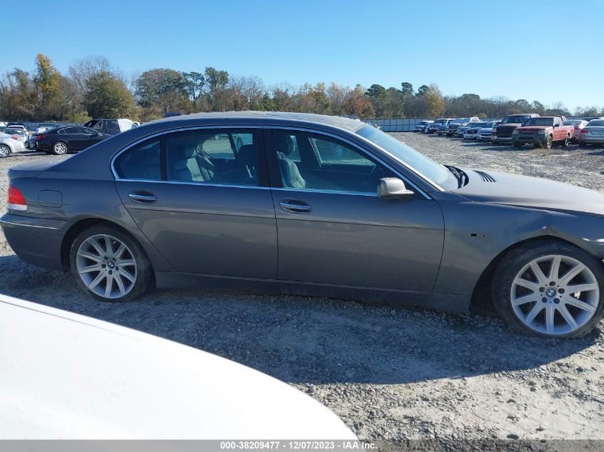 WBAGN63565DS59518 2005 BMW 745Li