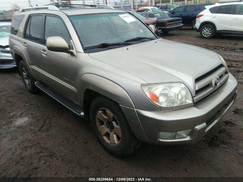 2003 Toyota 4Runner Limited VIN: JTEBT17R630027360 Lot: 38209654