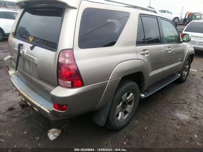 2003 Toyota 4Runner Limited VIN: JTEBT17R630027360 Lot: 38209654