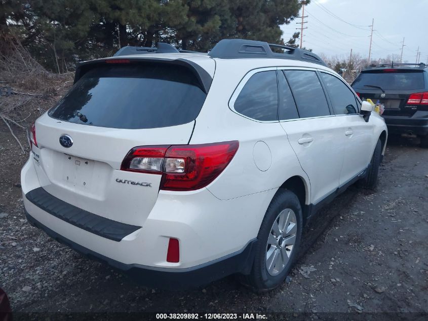 2016 Subaru Outback 2.5I Premium VIN: 4S4BSBCC6G3201264 Lot: 38209892