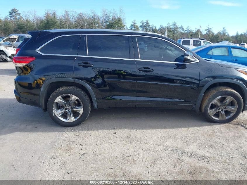 2017 Toyota Highlander Limited Platinum VIN: 5TDDZRFH6HS386229 Lot: 38210288