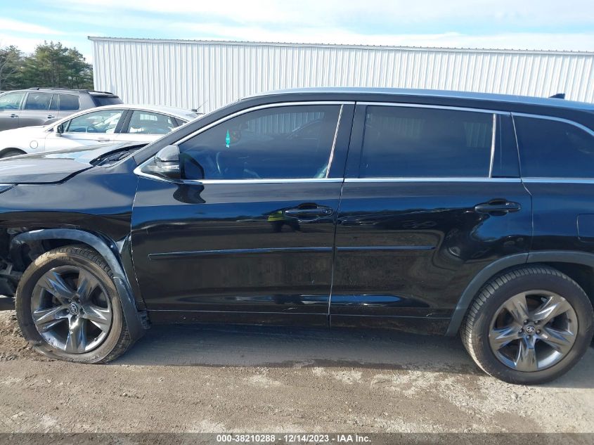 2017 Toyota Highlander Limited Platinum VIN: 5TDDZRFH6HS386229 Lot: 38210288