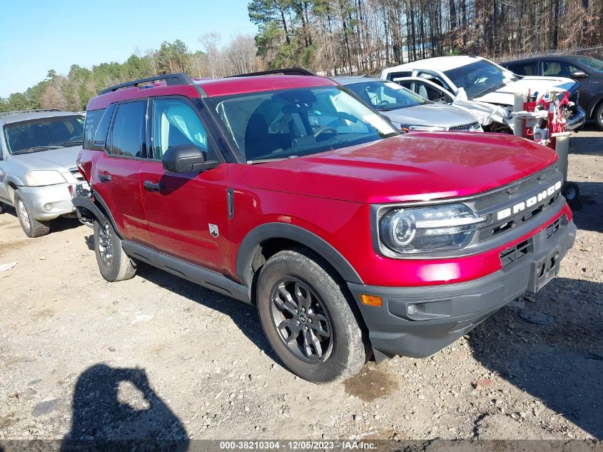 2021 Ford Bronco Sport Big Bend VIN: 3FMCR9B65MRA19752 Lot: 38210304