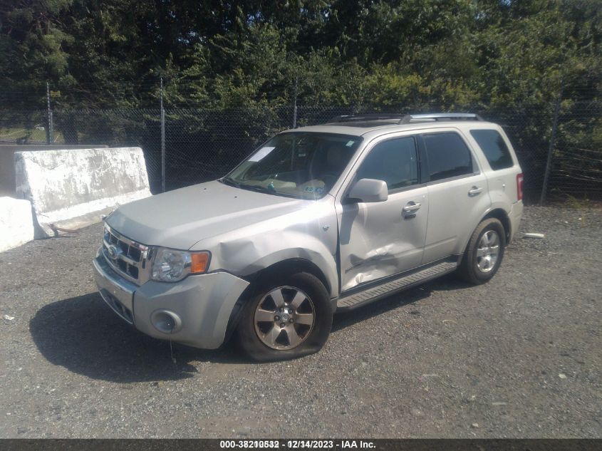 1FMCU94128KB48672 2008 Ford Escape Limited