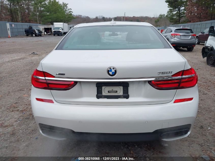 2016 BMW 750I xDrive VIN: WBA7F2C52GG417067 Lot: 38210565