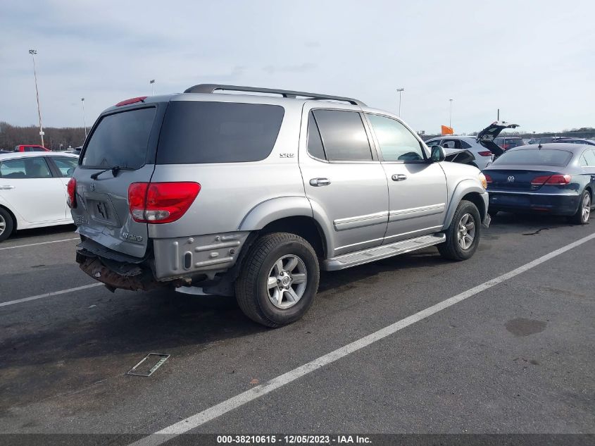 2006 Toyota Sequoia Sr5 V8 VIN: 5TDBT44A06S273603 Lot: 38210615