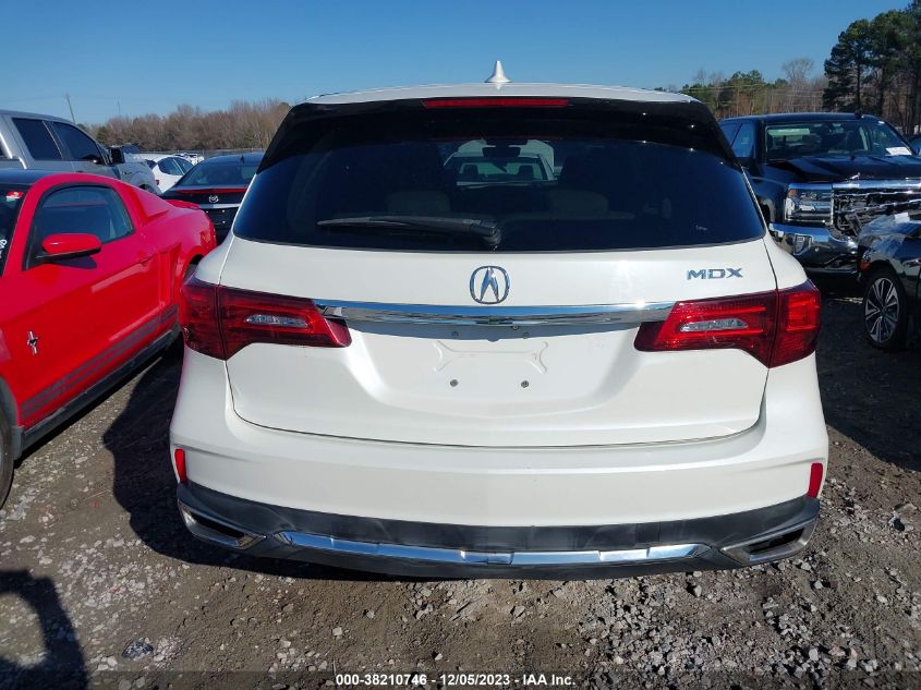 2017 Acura Mdx Technology Package VIN: 5FRYD3H51HB003963 Lot: 38210746