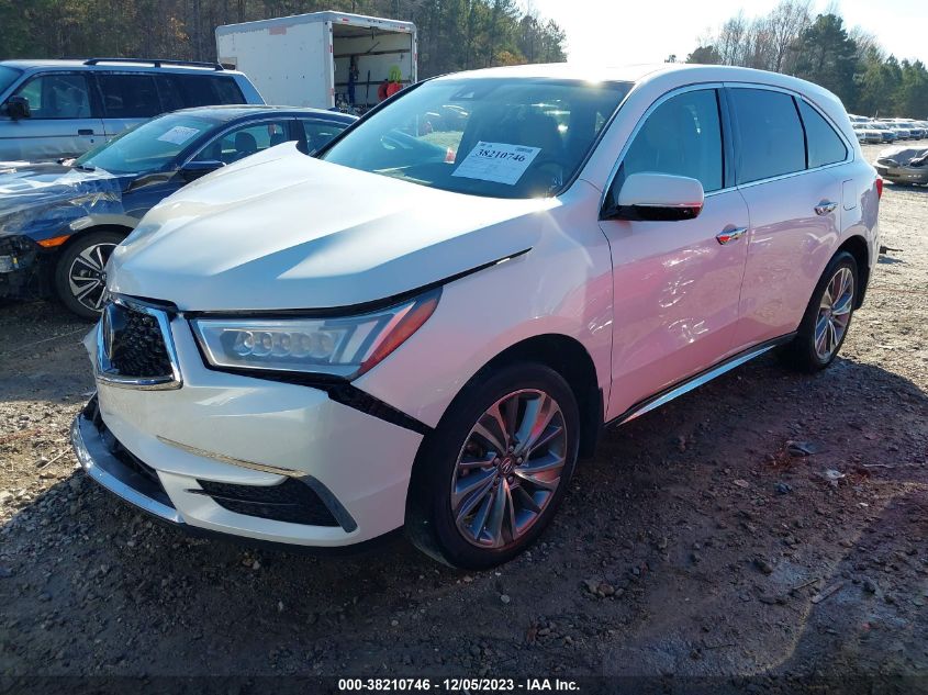 2017 Acura Mdx Technology Package VIN: 5FRYD3H51HB003963 Lot: 38210746