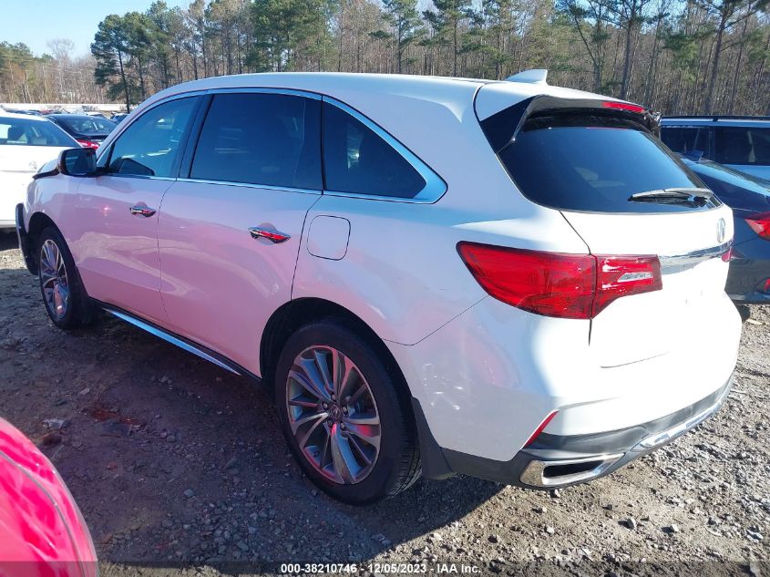 2017 Acura Mdx Technology Package VIN: 5FRYD3H51HB003963 Lot: 38210746