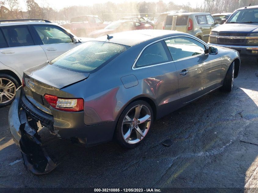 2012 Audi A5 2.0T Premium VIN: WAULFAFR3CA033786 Lot: 38210885