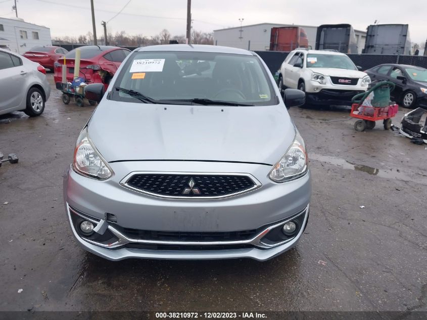 2019 Mitsubishi Mirage Le VIN: ML32A5HJ5KH002186 Lot: 38210972