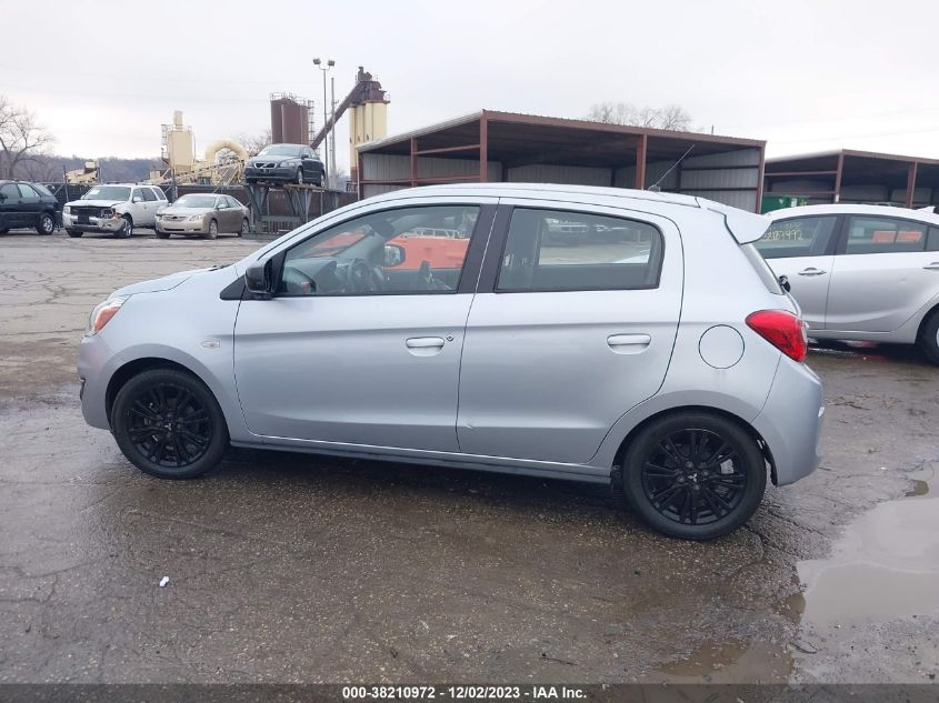 2019 Mitsubishi Mirage Le VIN: ML32A5HJ5KH002186 Lot: 38210972