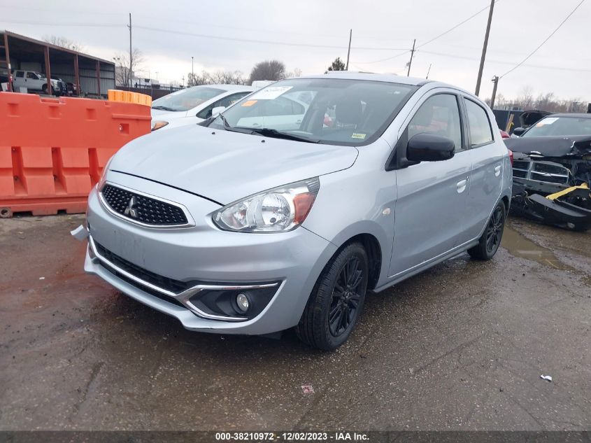 2019 Mitsubishi Mirage Le VIN: ML32A5HJ5KH002186 Lot: 38210972