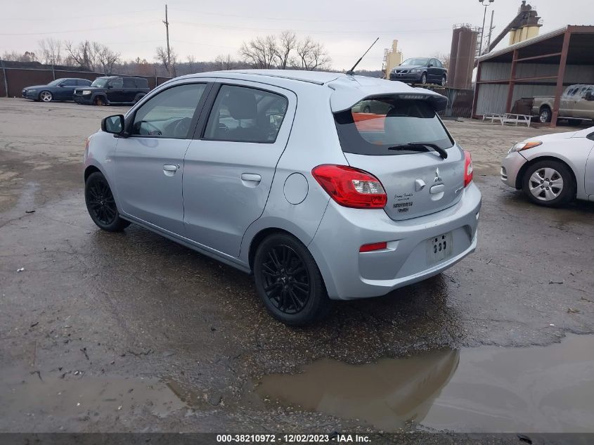 2019 Mitsubishi Mirage Le VIN: ML32A5HJ5KH002186 Lot: 38210972