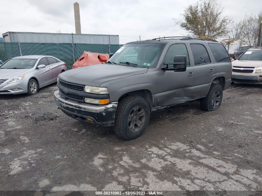 2002 Chevrolet Tahoe Lt VIN: 1GNEK13Z22J252837 Lot: 38210983