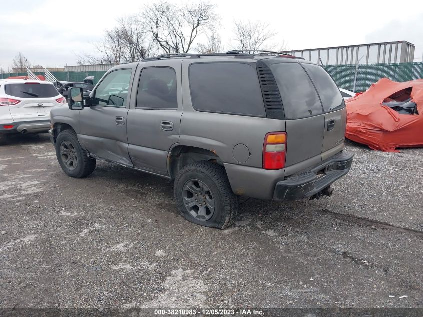 2002 Chevrolet Tahoe Lt VIN: 1GNEK13Z22J252837 Lot: 38210983