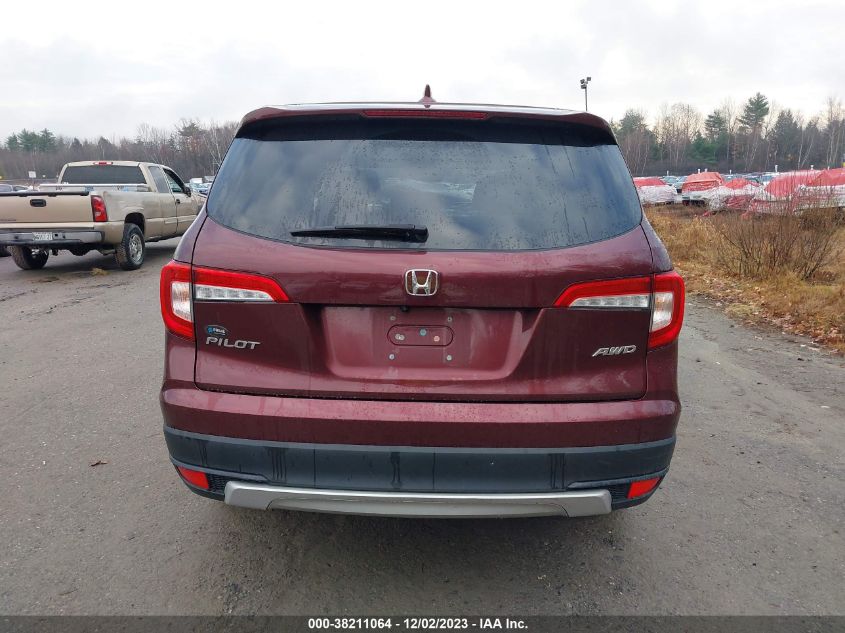 2021 Honda Pilot Awd Ex-L VIN: 5FNYF6H55MB061209 Lot: 38211064