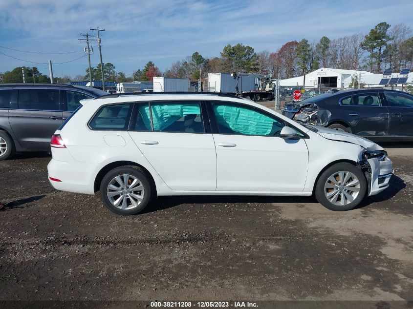 3VW117AU0KM509594 2019 Volkswagen Golf Sportwagen 1.8T S