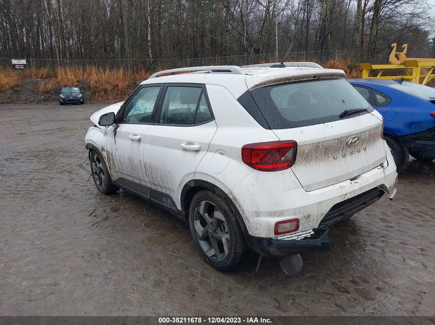 2023 Hyundai Venue Sel VIN: KMHRC8A32PU255947 Lot: 38211678