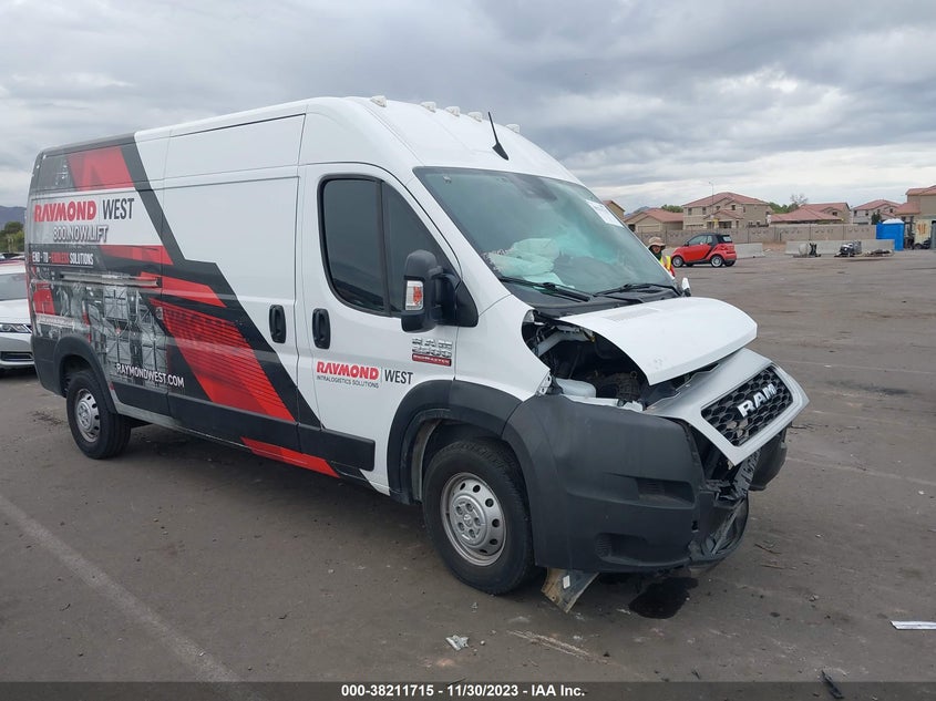 2022 Ram Promaster 2500 High Roof 159" Wb VIN: 3C6LRVDG1NE125487 Lot: 38211715