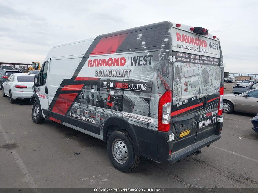 2022 Ram Promaster 2500 High Roof 159" Wb VIN: 3C6LRVDG1NE125487 Lot: 38211715