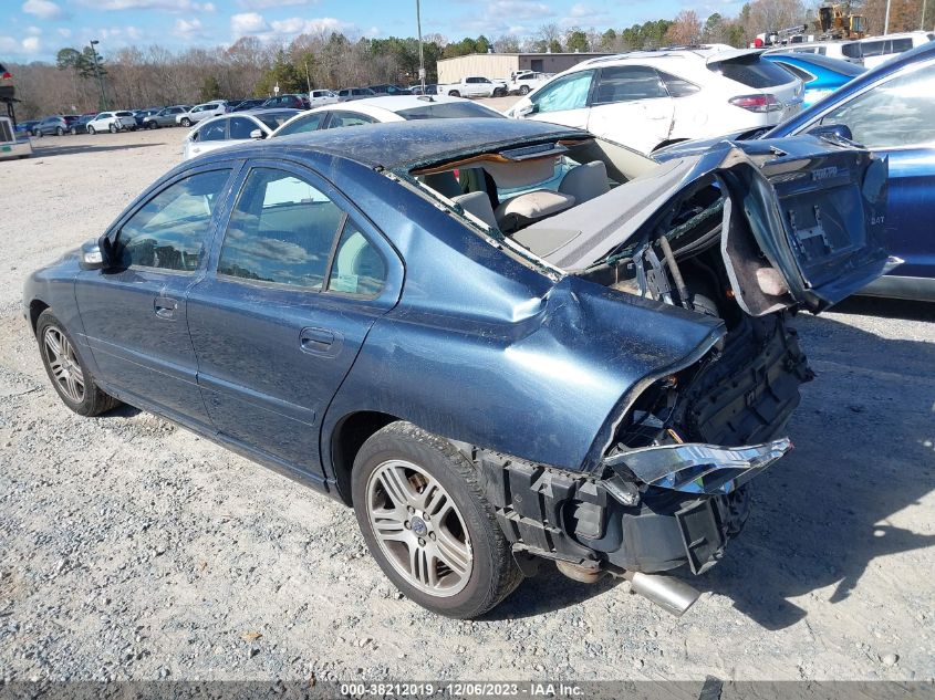 2008 Volvo S60 2.5T/2.5T W/Snrf VIN: YV1RS592982701049 Lot: 38212019