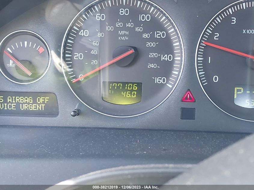 2008 Volvo S60 2.5T/2.5T W/Snrf VIN: YV1RS592982701049 Lot: 38212019