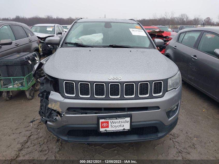 2018 Jeep Compass Latitude Fwd VIN: 3C4NJCBB0JT309006 Lot: 38212031