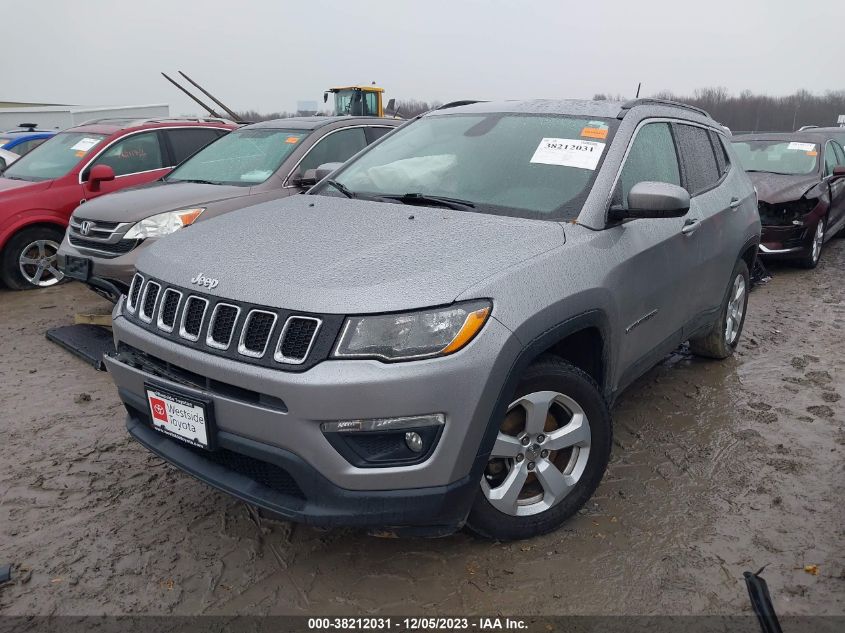 2018 Jeep Compass Latitude Fwd VIN: 3C4NJCBB0JT309006 Lot: 38212031