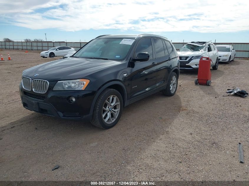 2013 BMW X3 xDrive28I VIN: 5UXWX9C57D0A32291 Lot: 38212057