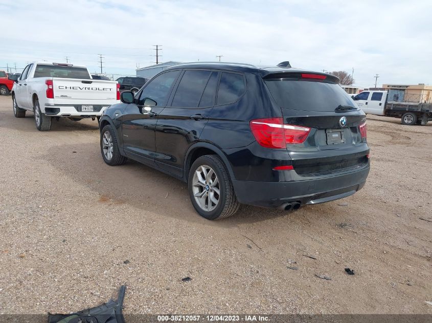 2013 BMW X3 xDrive28I VIN: 5UXWX9C57D0A32291 Lot: 38212057