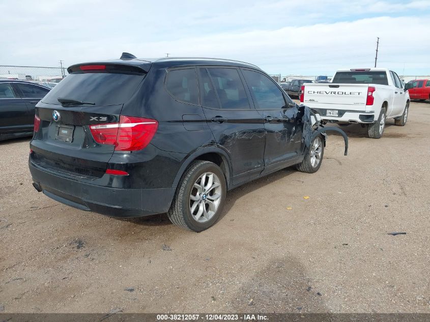 2013 BMW X3 xDrive28I VIN: 5UXWX9C57D0A32291 Lot: 38212057