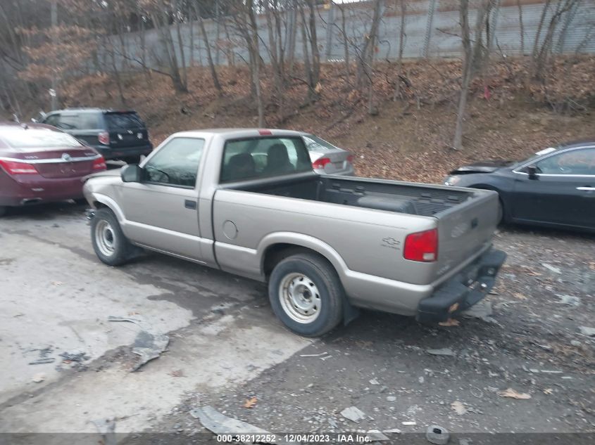 2003 Chevrolet S-10 VIN: 1GCCS14H238241951 Lot: 38212252