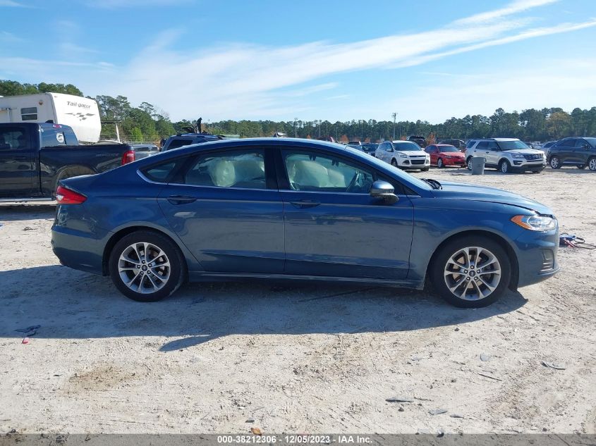 2019 Ford Fusion Se VIN: 3FA6P0H75KR238720 Lot: 38212306