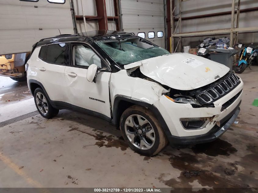 2021 Jeep Compass Limited 4X4 VIN: 3C4NJDCB2MT550719 Lot: 38212759