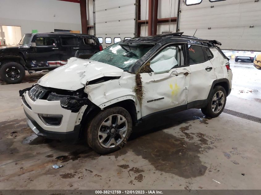 2021 Jeep Compass Limited 4X4 VIN: 3C4NJDCB2MT550719 Lot: 38212759