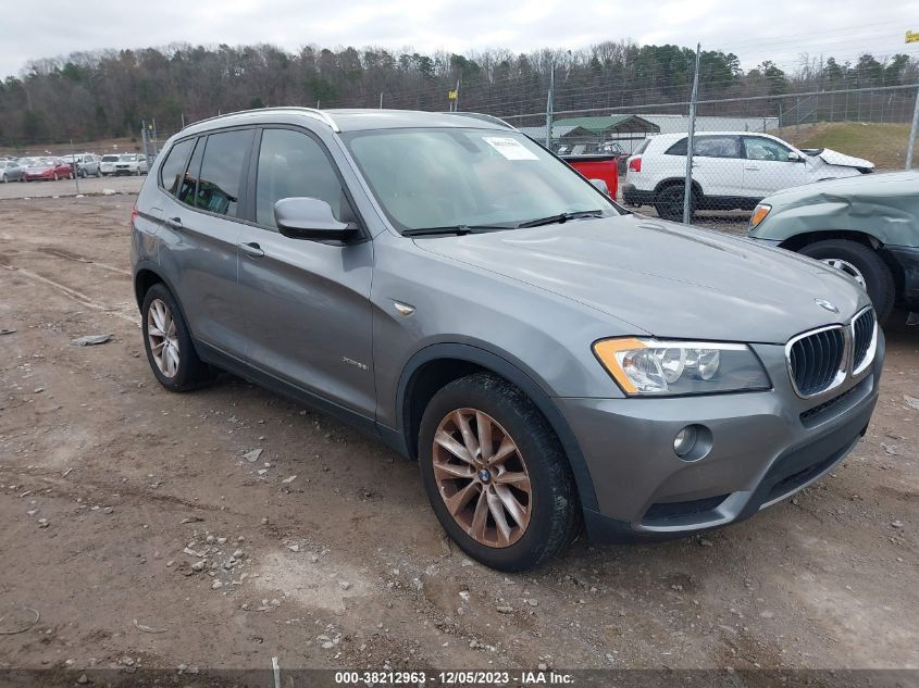 2013 BMW X3 xDrive28I VIN: 5UXWX9C53D0A10837 Lot: 38212963