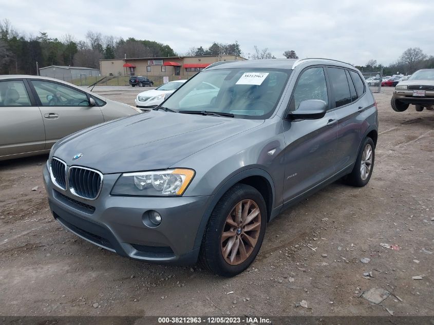 2013 BMW X3 xDrive28I VIN: 5UXWX9C53D0A10837 Lot: 38212963