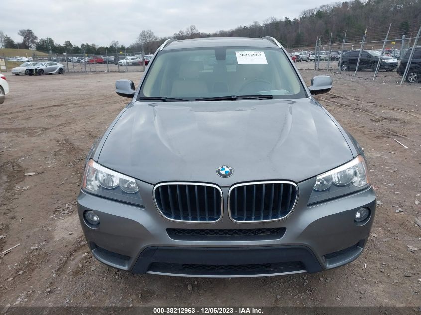 2013 BMW X3 xDrive28I VIN: 5UXWX9C53D0A10837 Lot: 38212963