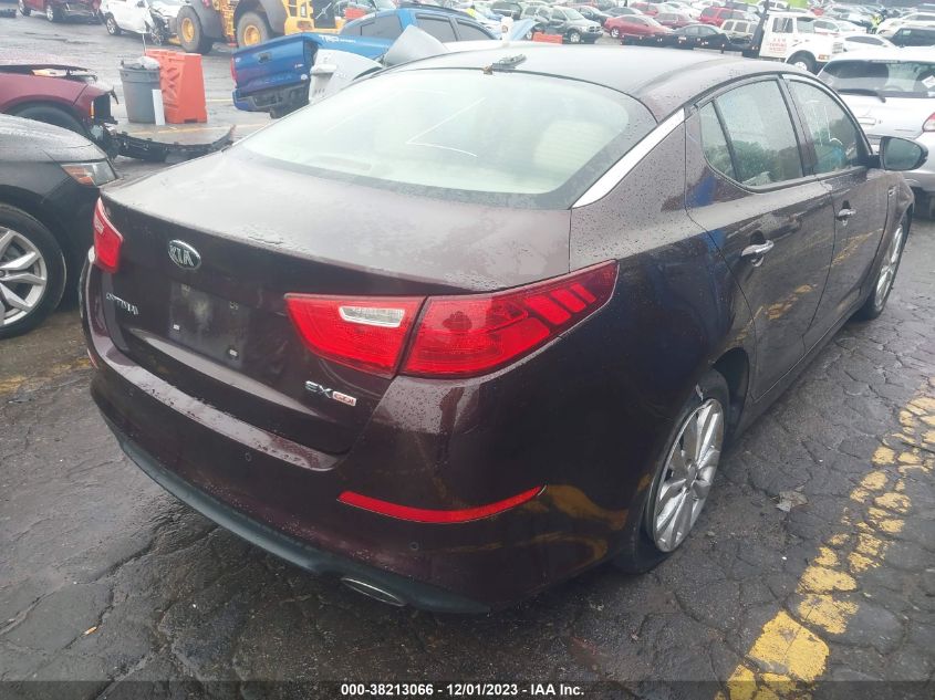 2014 Kia Optima Ex VIN: 5XXGN4A72EG345555 Lot: 38213066