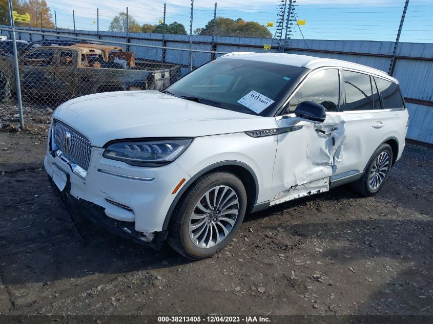 2020 Lincoln Aviator Reserve VIN: 5LM5J7WC4LGL37711 Lot: 38213405