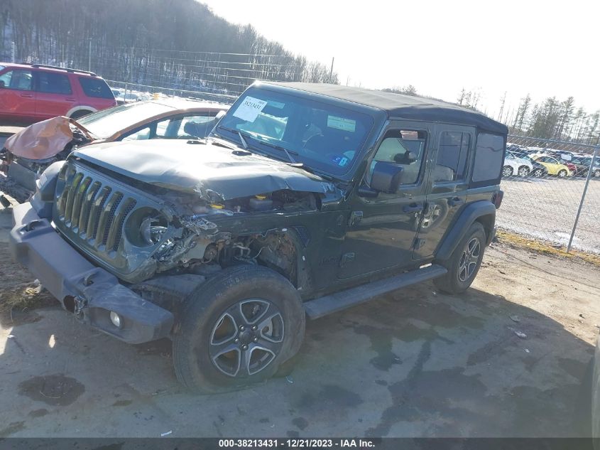 2023 Jeep Wrangler 4-Door Sport S 4X4 VIN: 1C4HJXDG5PW616851 Lot: 38213431