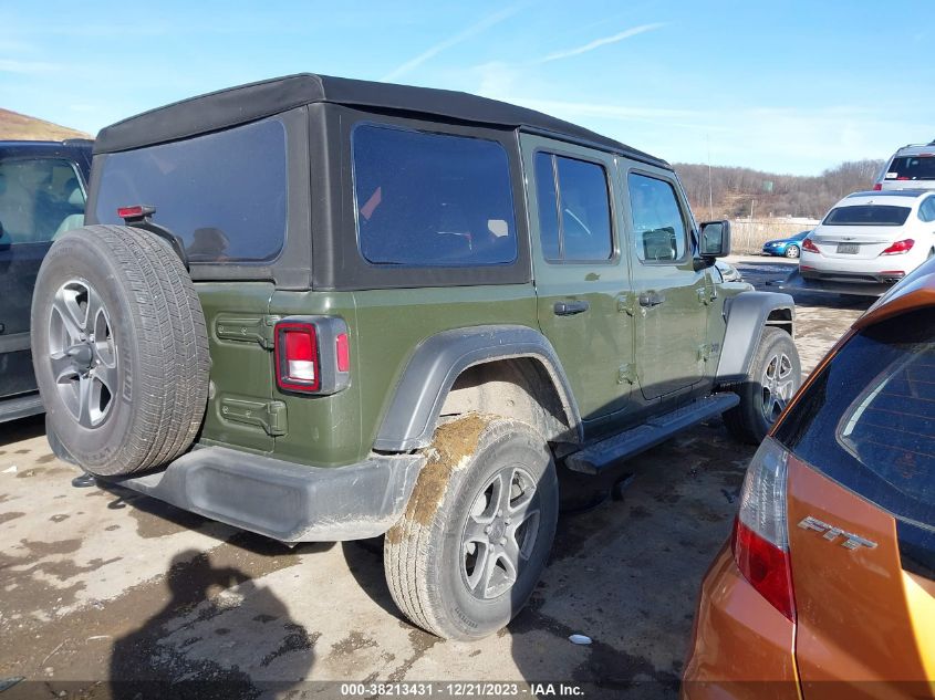 2023 Jeep Wrangler 4-Door Sport S 4X4 VIN: 1C4HJXDG5PW616851 Lot: 38213431