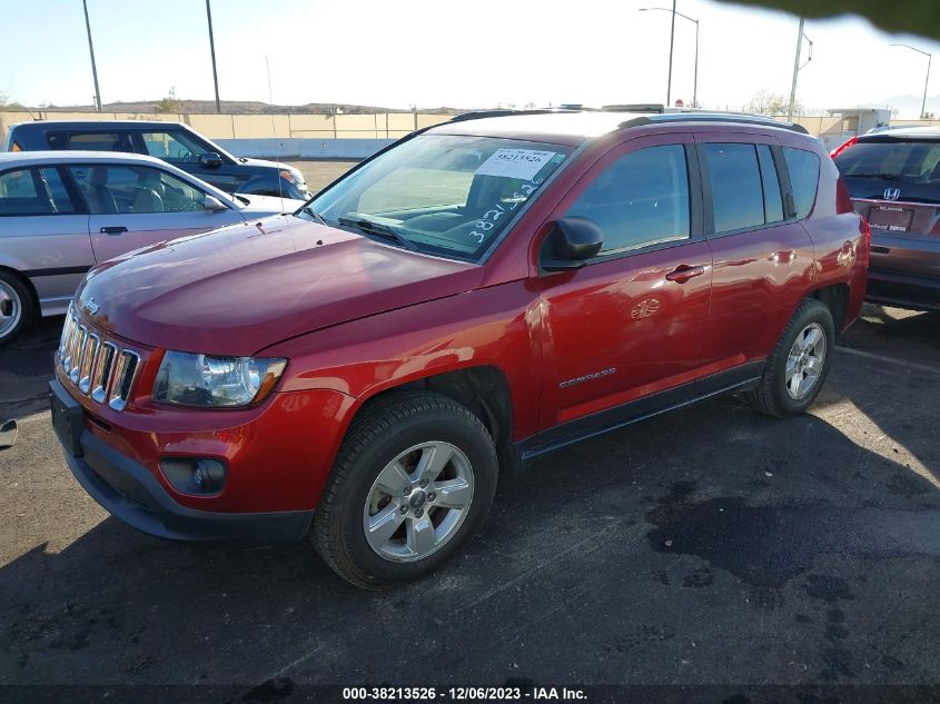 2015 Jeep Compass Sport VIN: 1C4NJCBA6FD190737 Lot: 38213526