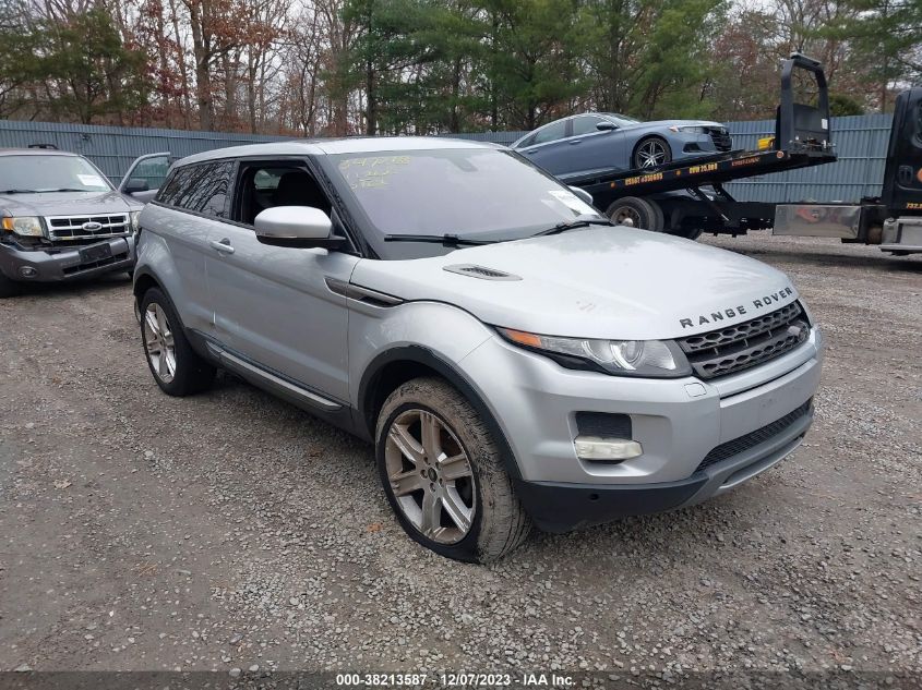 2013 Land Rover Range Rover Evoque Pure Plus VIN: SALVP1BG1DH734664 Lot: 38213587