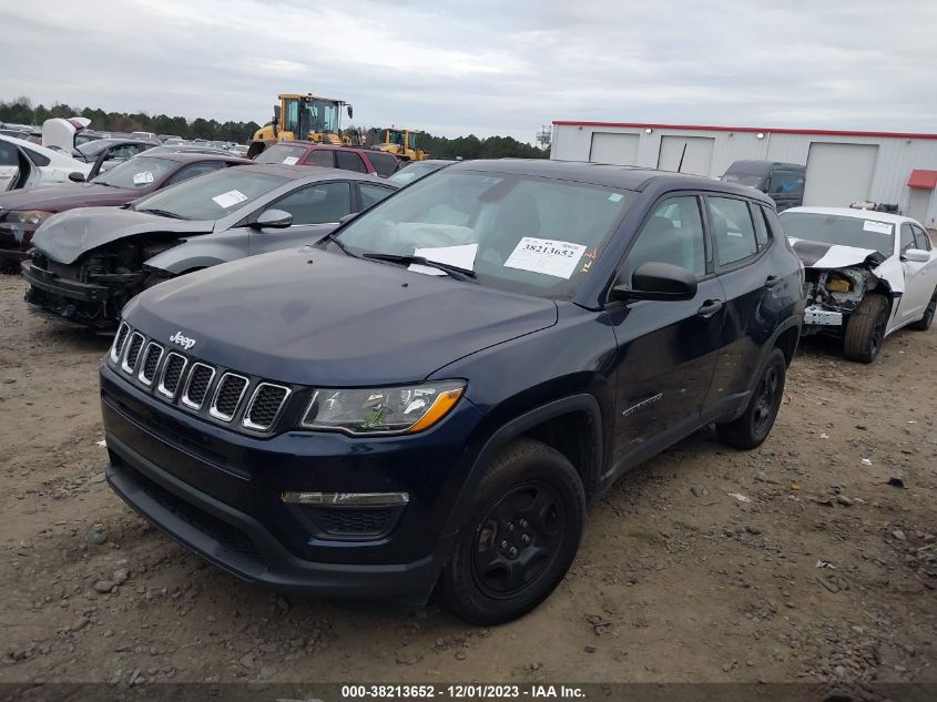 2018 Jeep Compass Sport 4X4 VIN: 3C4NJDAB1JT261376 Lot: 38213652